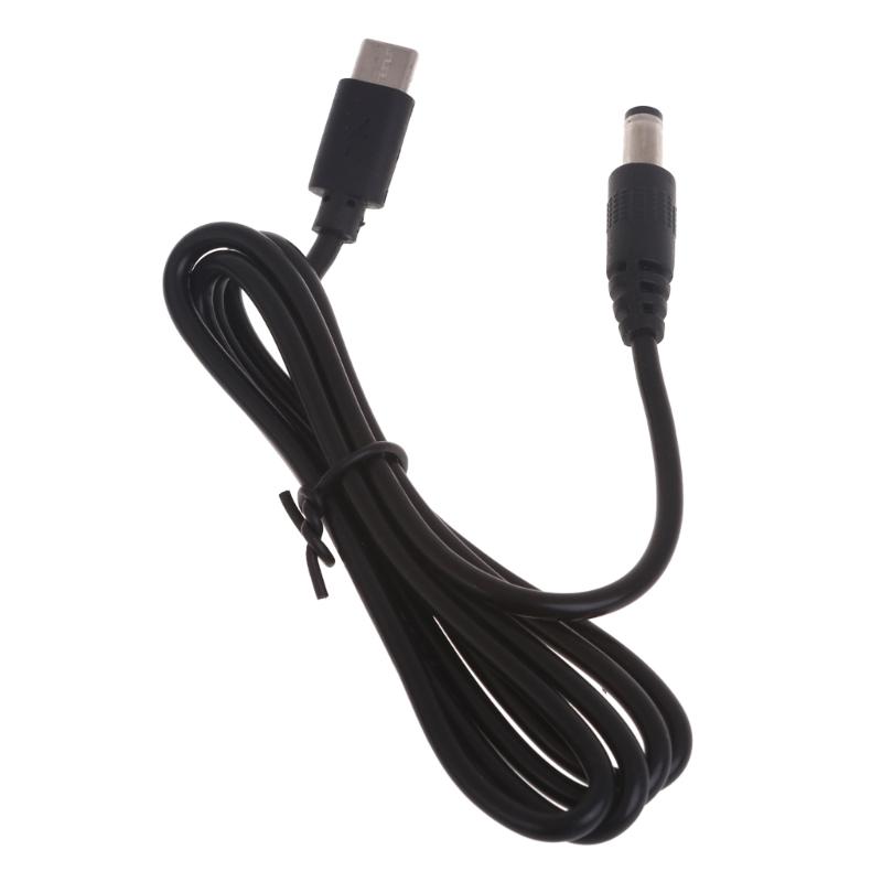 Male Type-C To DC5521 Power Cable Cord, USB C To 5.5x2.1mm Male Power Supply Wire Barrels Connector Charger Line