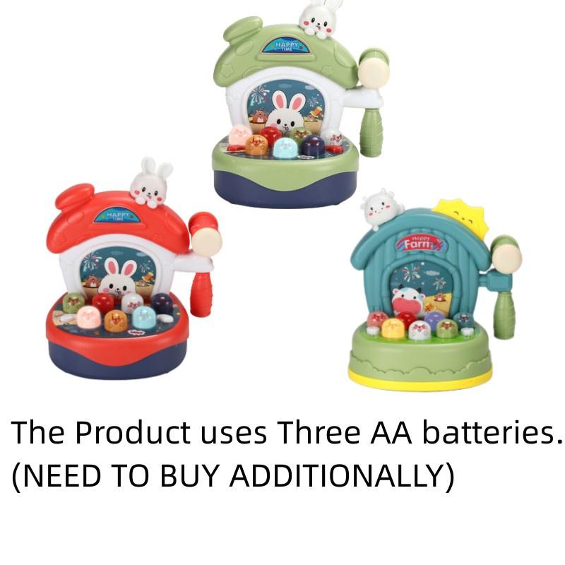 Children's Toy With Multiple Functions Light And Sound Music Whack-a-mole Game Parent-child Interaction Early Education