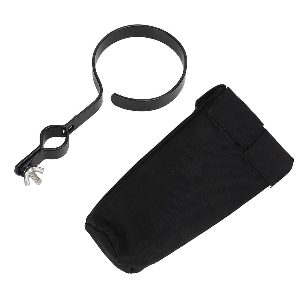 Drum Stick Holder Large Capacity Waterproof Drumstick Bag Good Fixation Drum Stick Container with Metal Bracket