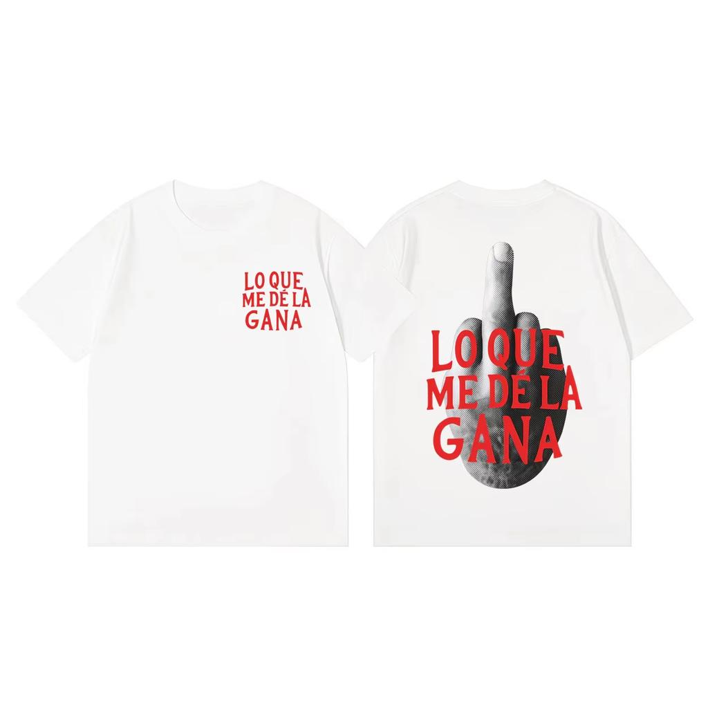 Rock Singer Dani Martin Lo Que Me De La Gana Album T Shirt High Quality Fashion Oversized Tshirt Unisex Casual Cotton Tshirts