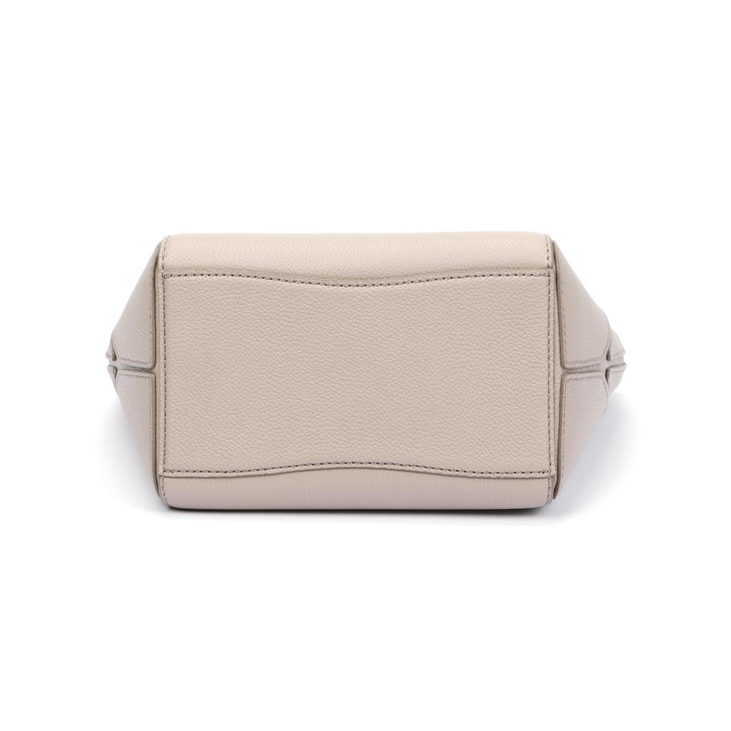 Tory Burch Mcgraw Logo Magnetic Snap Bucket Bag Women Handbags Terracotta-Gray 158500-200