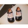 Princess Style Kids Girls Casual Leather Single Shoes For Spring Autumn