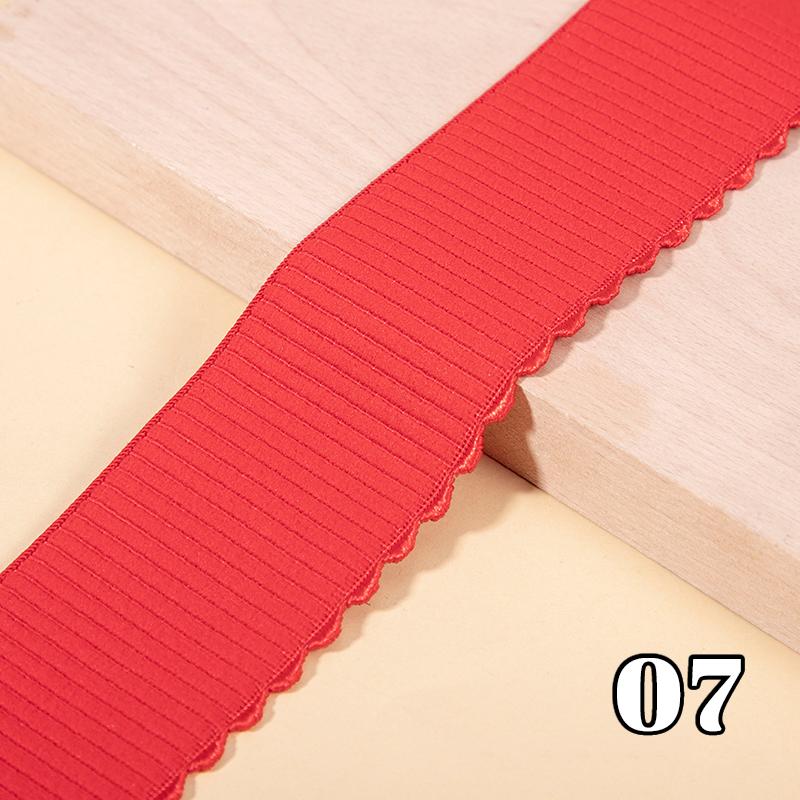 3M Spitzenbesatzstoff 5cm Stretchband Hochelastische Bänder Bund Für DIY Nähen Rock Kleidungsstück Hose Patchwork Zubehör