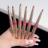 Automatic Rotating Lip Liner, Waterproof Long Lasting Lip Pencil, Velvet Matte Finish, Moisturizing Smudge-Proof
