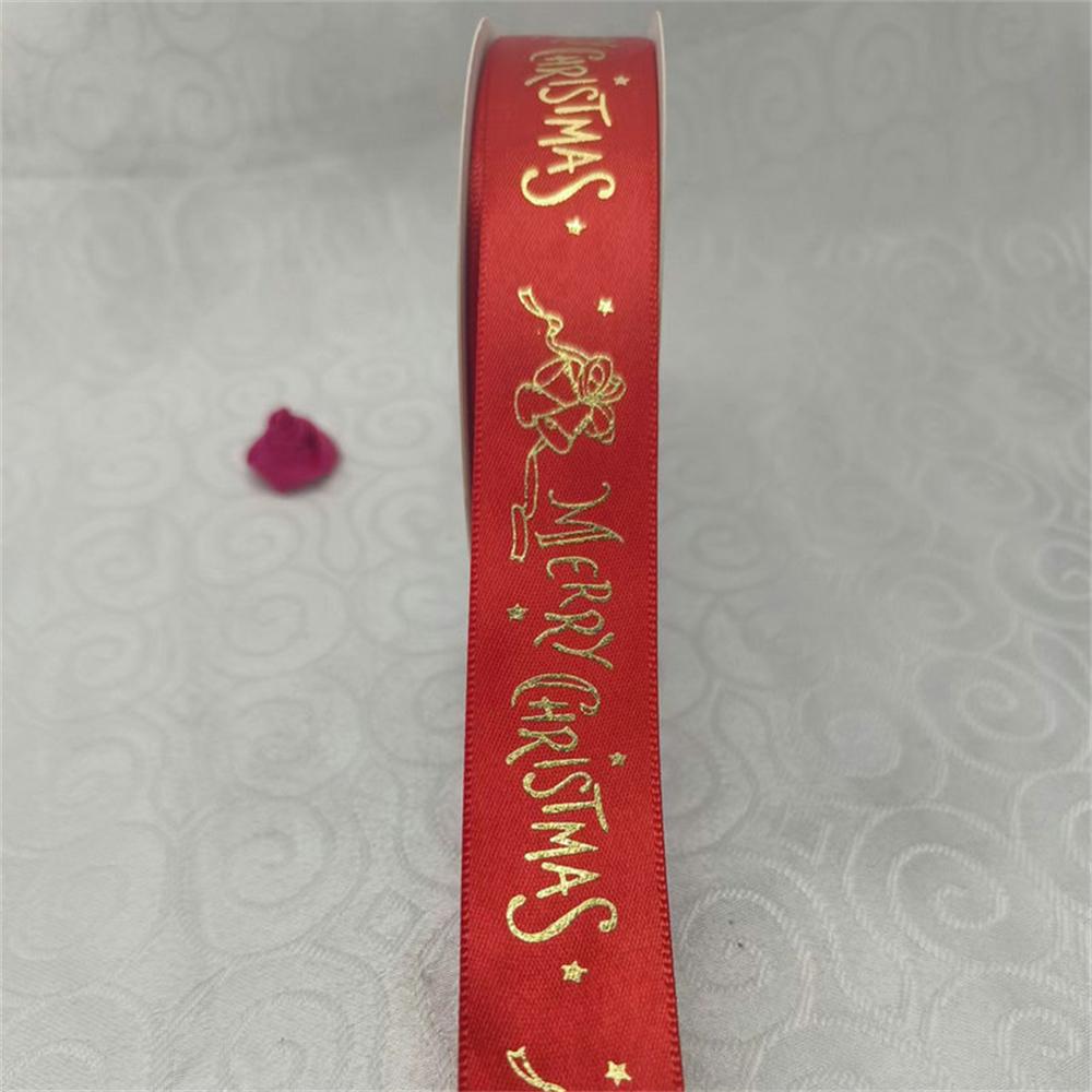 Christmas Ribbon Densely Woven Bright Colors Light Luxury High Demand For Christmas Crafts Christmas Ribbon Packing Ribbon