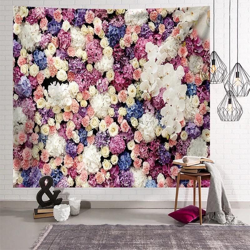 Rose Cherry Blossom Wall Tapestry Women's Room  Home Living  Decoration