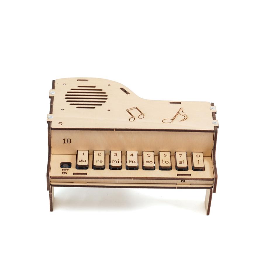 Modèle de Piano Électronique en Bois DIY Jouets Scientifiques pour Adolescents Matériaux d'Expérience Panotron Assemblés Kits pour Enfants Éducatif
