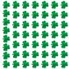 50Pieces Self Adhesive Shamrock Sticker Plant Decal Paper Texture Perfect for Patricks Day Party and Decorations