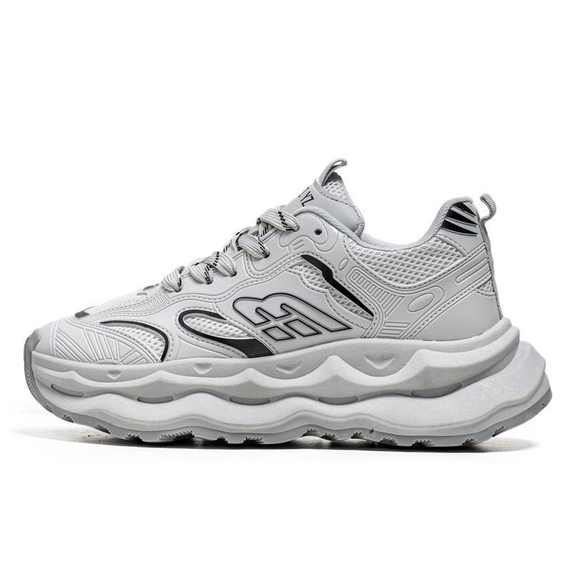 

Men s shoes new autumn platform trendy shoes college style lace-up casual sports shoes men s height-increasing student dad shoes 39