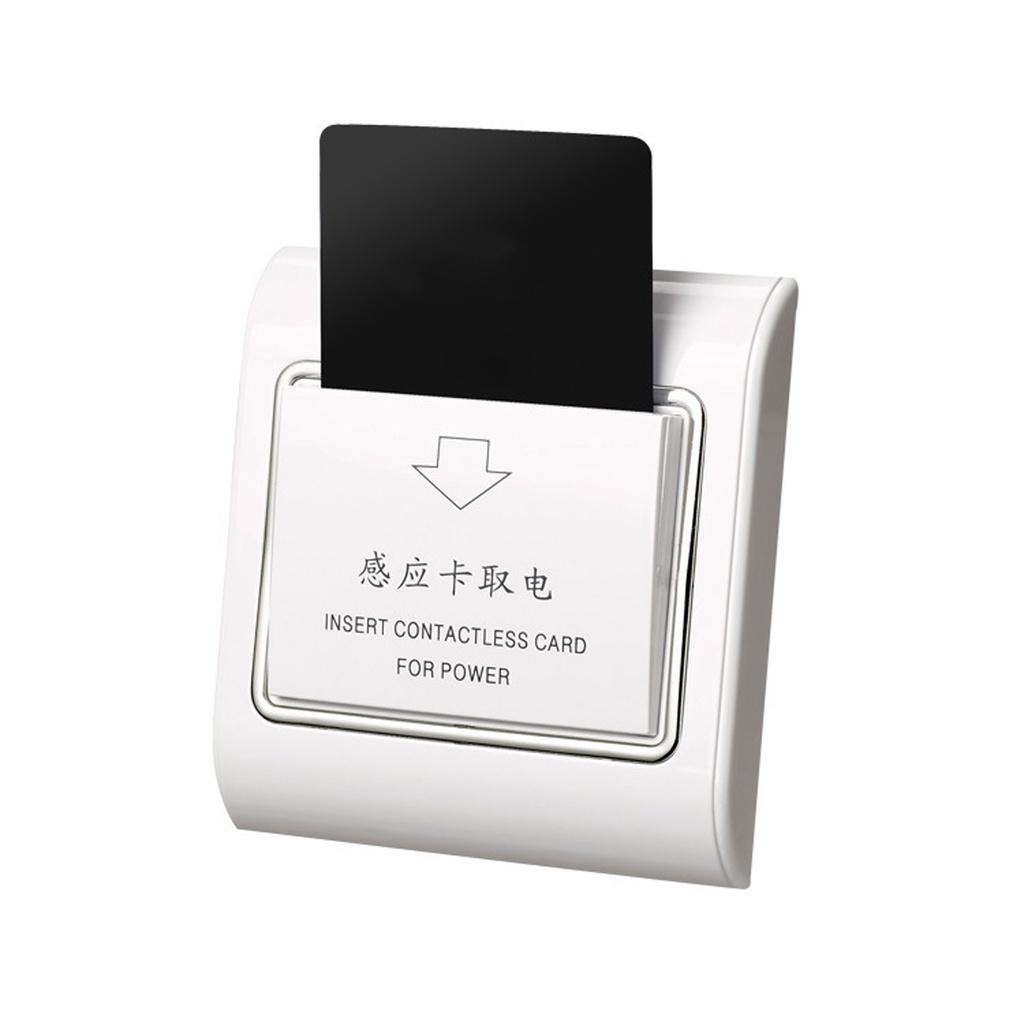 Hotel Energy Saving Switch Rfid Card Smart Induction Hotel Power Switch 40A Timer Delay 6000w 86mm