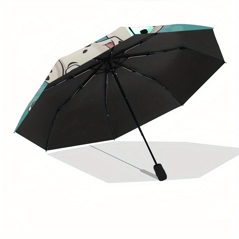 Disney Dalmatian puppies,sunglasses Automatic Opening and Closing Umbrella Suitable for all occasion and business umbrella, unisex portabl