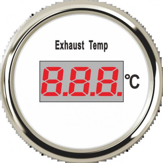 

52mm Car Gauge Digital Marine Boat Auto Exhaust Temperature Meter With egt sensor Digital Temp Gauge Red Backlight 9-32V Customized WS