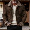 Men's Retro Lapel Multi-pocket Jacket - 2025 Autumn/Winter European and American Style