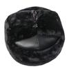 PU leather northeast hat waterproof men's and women's ski caps thickened ear protectors Russian thermal caps