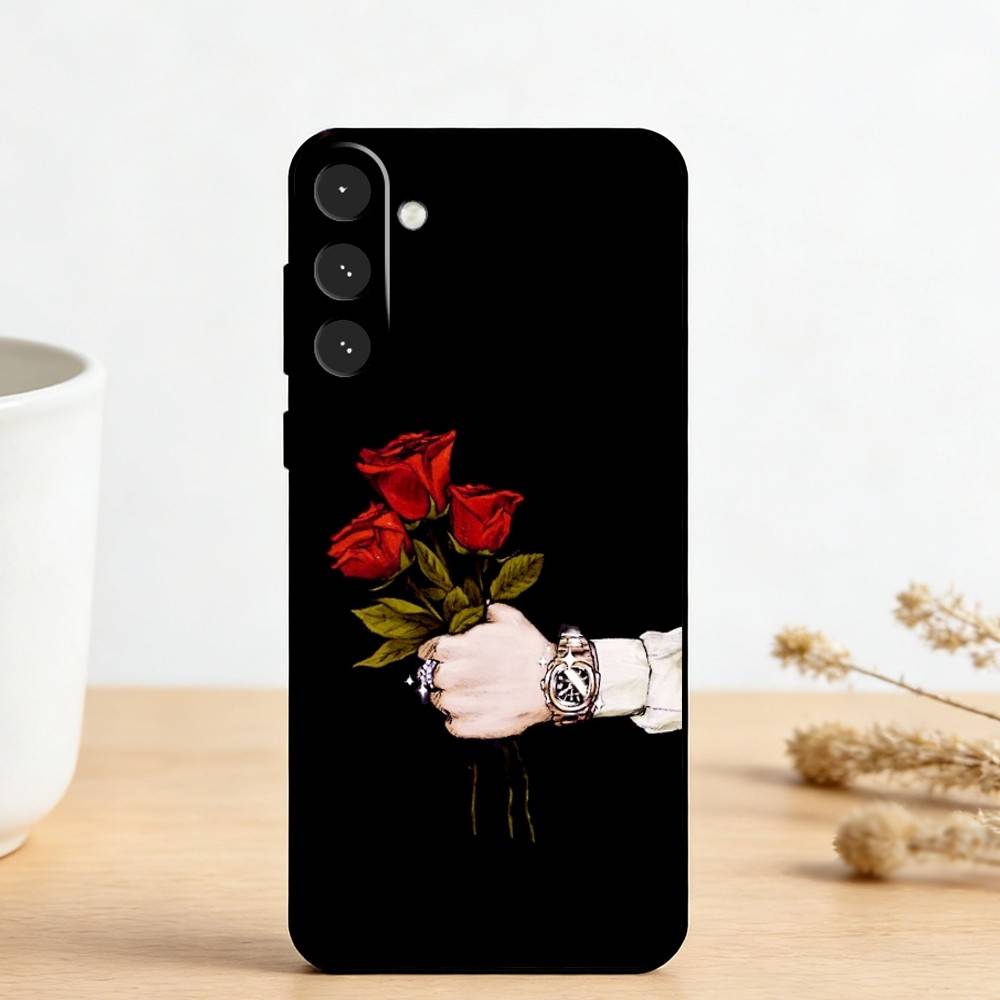 S-Singer Tito Double P Phone Case For Samsung Galaxy A73,A72,A71,A70,A53,A52,A51,Others Soft Black Cover