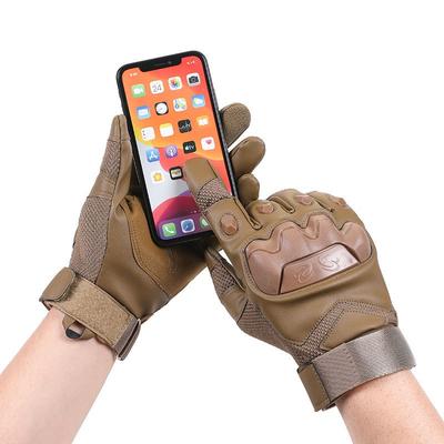 Tactical Gloves Men's Full Finger Outdoor Cycling Fitness Sports Fighting Training Protective Wear-resistant Shock-absorbing Gloves