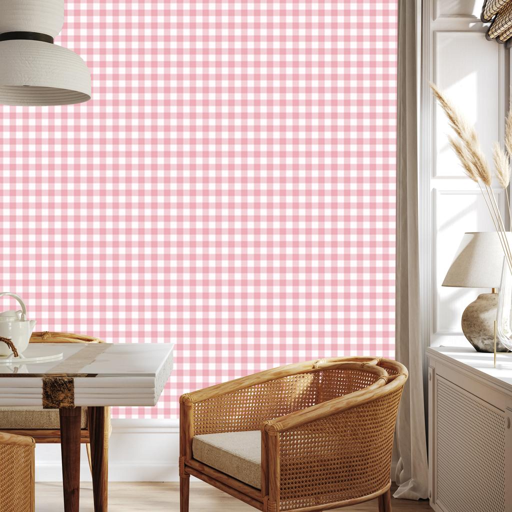 Wallpaper Fabric Pattern Coral, Soft Forms for Living Room and Bedroom 50x1000