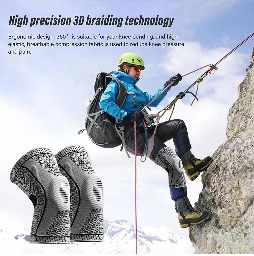 Non-Slip Silicone Knee Pads: Anti-collision Leg Guards for Sports & Outdoor Activities