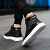 Unisex Buty Sportowe Codzienne Buty dla Kobiet Buty Sportowe na Platformie z Płatkami Śniegu Męskie Wysokie Buty do Chodzenia