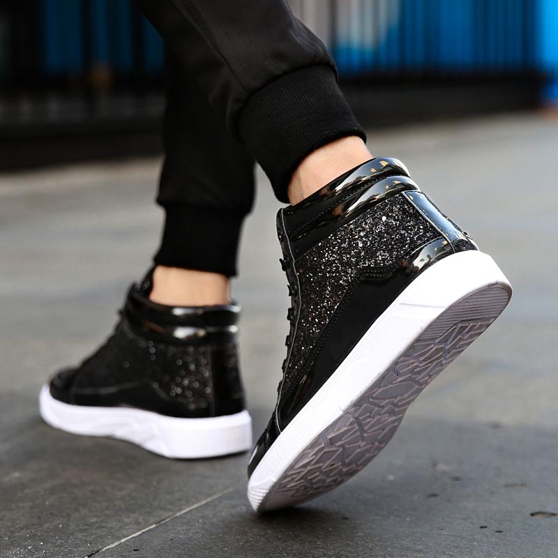 Unisex Buty Sportowe Codzienne Buty dla Kobiet Buty Sportowe na Platformie z Płatkami Śniegu Męskie Wysokie Buty do Chodzenia