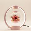 Magnetic Levitating Preserved Flower with Aluminum Base, 360° Free Rotation, Home Decoration Birthday Gift Valentine's Day Gift