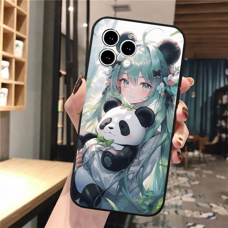 Panda Bear Phone Case For iphone 15 14 Pro Max 13 12 11 Pro Max XSMax XR 12 13 mini 14 Plus