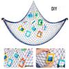 Mediterranean Style Cotton Rope Decorative Fishing Net with Shells for Wall Decor