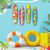 Coastal Home Decoration Decor Sign Wall Wooden Art Hawaiian Surfboard Tropical Beach Summer Aloha Theme Hanging Plaque Sign for