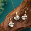 Elk Christmas  Jewelry Set Santa Xmas Dangle Earring Unique   Gift