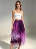 2023 Trendy High-Waisted Irregular Fairy Mesh Skirt - Korean Spring Style