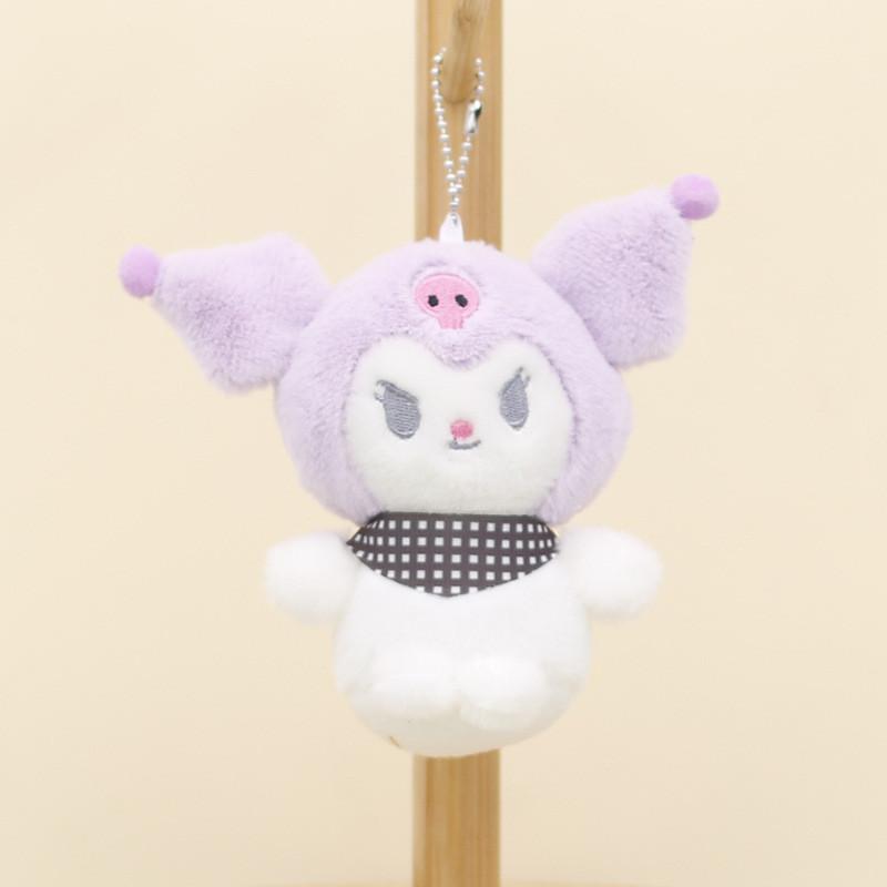 Adorable Kawaii Sanrio Plush Toy Keychain Soft Pp Cotton Stuffed Animal Doll