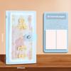 Get Rich Overnight 100 Envelopes Money Saving Challeng Large Capacity Waterproof PU Save Money Mini Binder Saving Challenge Gift