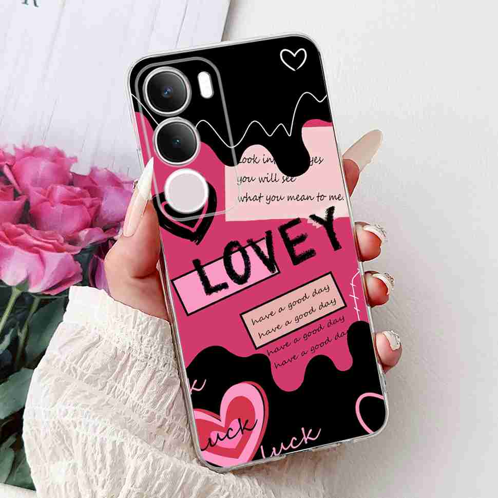 For Vivo Y19s V2419 Case Luxury Painted Cover Soft Silicone Casing For Vivo Y 19s Y19s Y 29 Y29 5G Back Cover Bumper
