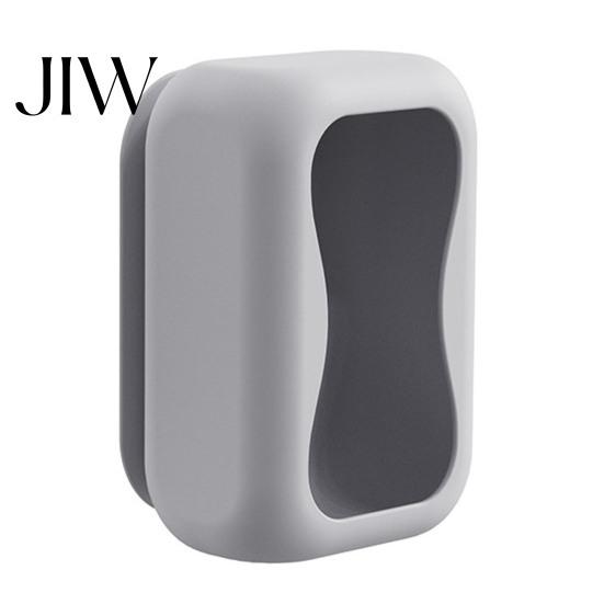 Modern Bathroom Accessories Suction Cup Tissue Box, Wall Mounted Waterproof Silicone Holder, Box Style Solid Color Dispenser, for And Kitchen Vacuum 1