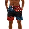 Men's Printed Casual Sports Shorts Drawstring Waist Relaxed Fit Lightweight Breathable Athletic Shorts for Everyday Wear
