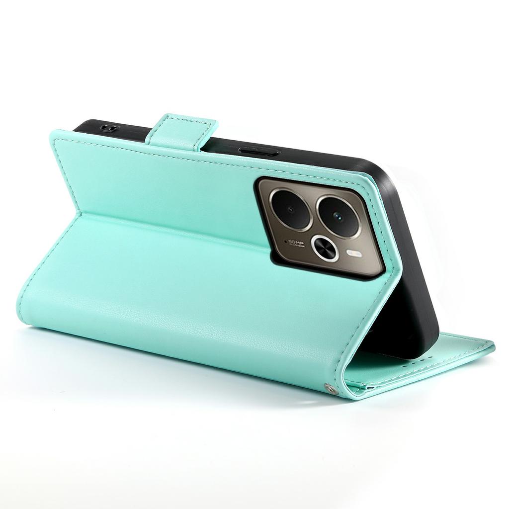 Dla Realme 14 5G Etui z podstawką Skórzany portfel Pokrowiec na telefon