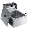 Heavy Duty Electric Deep Frying 6L 220W Large Capacity Kitchen Frying Food Cooker Multifunctional
