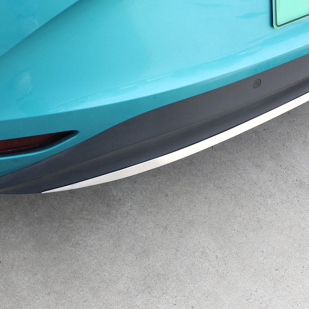 For Volkswagen ID.3 VW ID 3 ID3 2021-2023 Rear Bumper Decorative Strip Trim Cover Car Styling Accessories Exterior Sticker