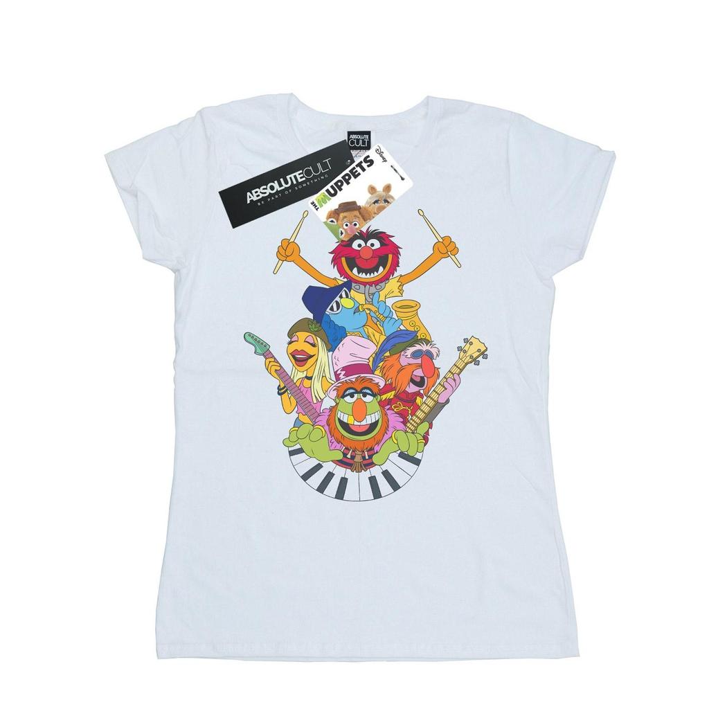 Disney Womens/Ladies The Muppets Dr Teeth And The Electric Mayhem Cotton T-Shirt