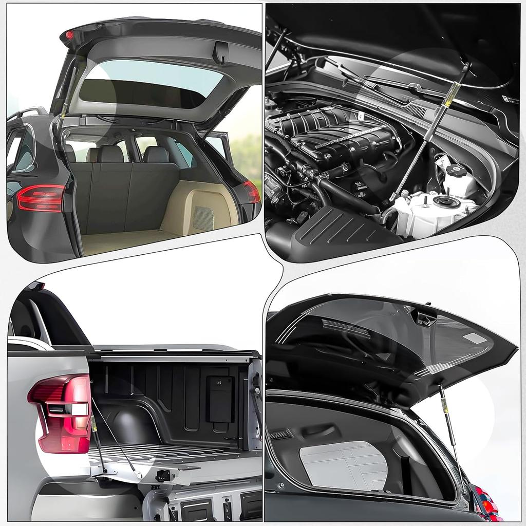 Front Hood Lift Supports Struts Shocks For Chevrolet Chevy Camaro 1982-1992, Pontiac Firebird 1982-1992 With Steel Hood