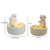 Kitten Candle Holder Cute Cat Candlestick Creative Aromatherapy Candle Holder Durable Cartoon Candlestick Decoration