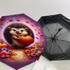 1PC Hedgehog, PumpkinAutomatic Open/Close Umbrella with Windproof, 8-Rib Sturdy Canopy, Durable Ribs, Fashionable Design1262A