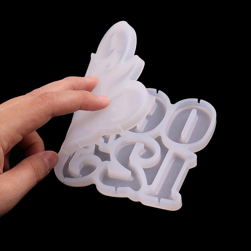 Numeric Shaped Modeling Diy Silicone Mold Birthday Cake Decorating Baking Mold