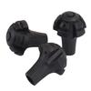 3Pcs Trekking Pole Tip Shock Absorbing Enhanced Stability Climb Replacement Walking Sticks Ends