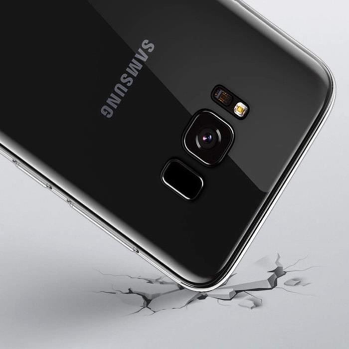 Coque de Protection - HONGWE - Samsung Galaxy S8 Plus - Ultra Transparente - Silicone TPU - Souple