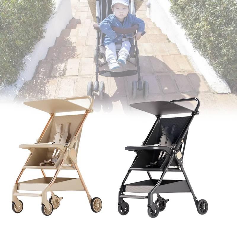 Stylish Portable Baby Stroller Compact And Foldable One Click Easy Storage For Parents