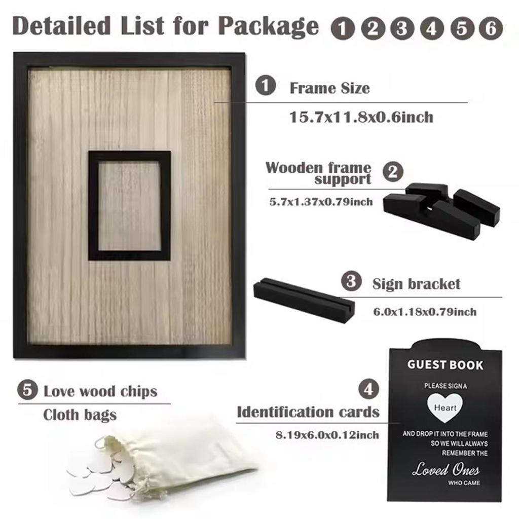 Wedding Guest Book Wedding Decor Acrylic Marriage Table Display Wedding Sign for Ceremony Birthday Party Baby Shower Anniversary