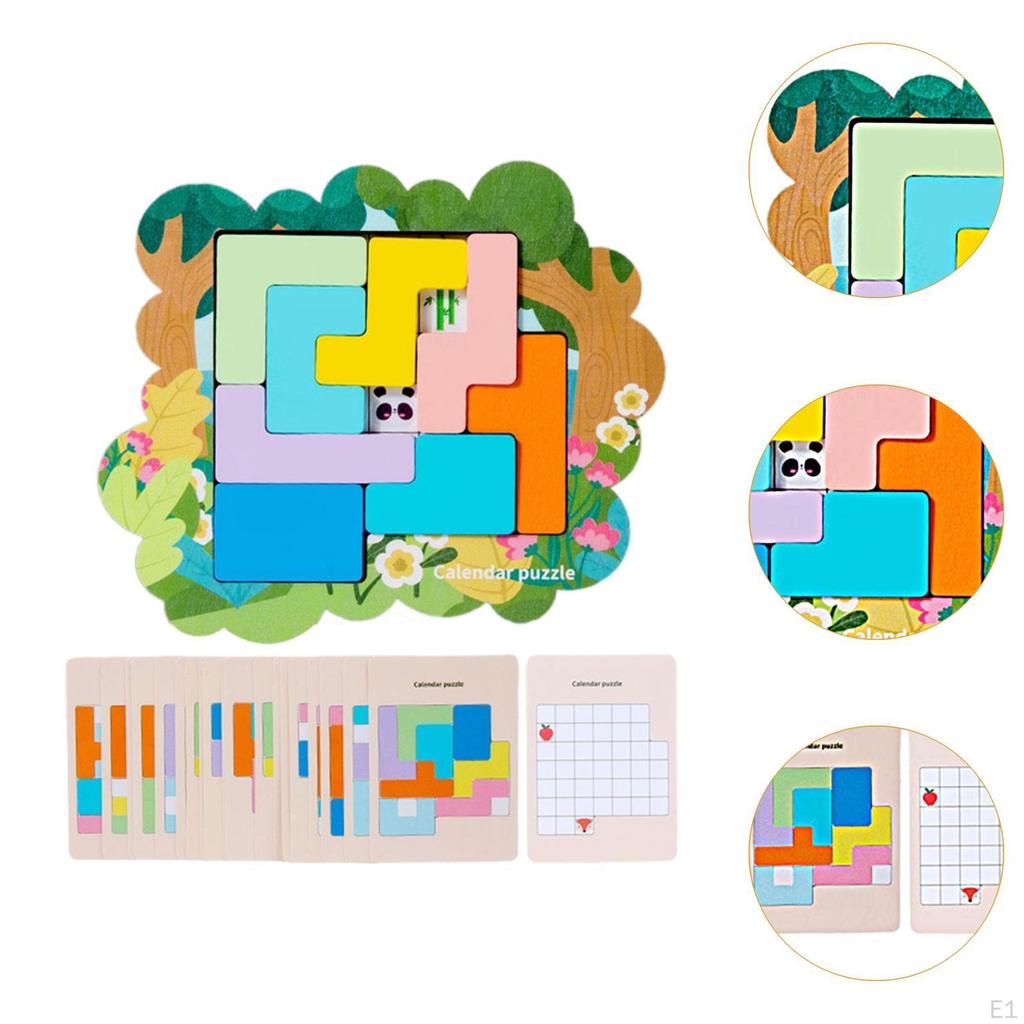 Block Puzzle for Kids with Color Recognition And Coordination Focus