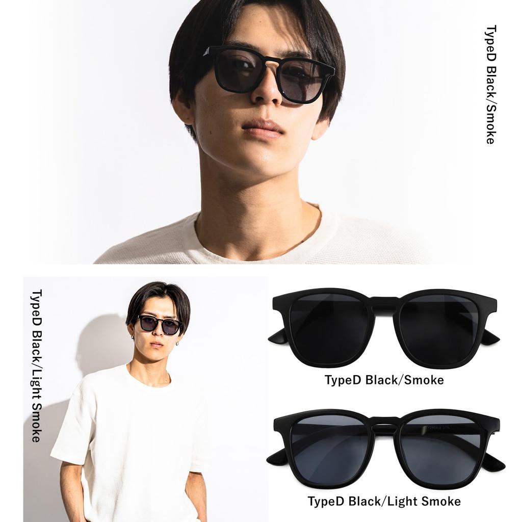[Puente] Sunglasses for Men and Women - Stylish, Clear Gray, Gray, Clear, Transparent, Clear Frame, Mid-Gray, Square, Flat, Oversized, Suitable for