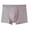Men's Summer All-Cotton Mid-High Waist Boxers: Plus Size Striped Breathable Briefs